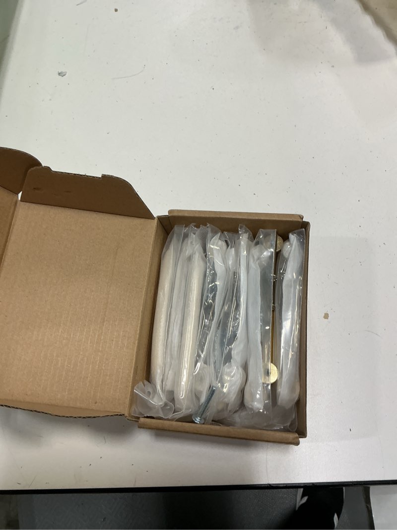 Condition photo showing New/Like New for malimali 10 pack 3-3/4 inch brushed brass kitchen cabinet handles copper gold cabinet pulls antique dresser drawer pulls farmhouse kitchen hardware for cabinets cupboard closet 3-3/4"/96mm hole centers brushed brass-10 pack