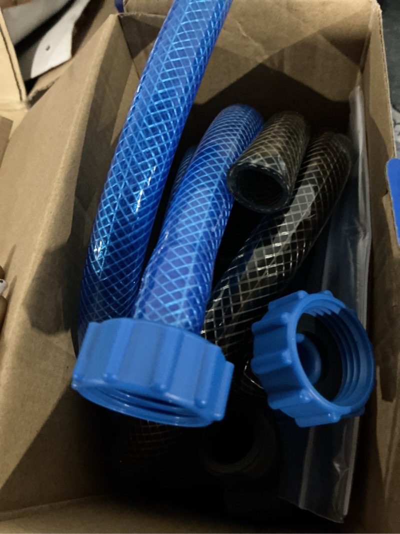 Condition photo showing As Is for rotopump drill-powered transfer pump kit plastic kit