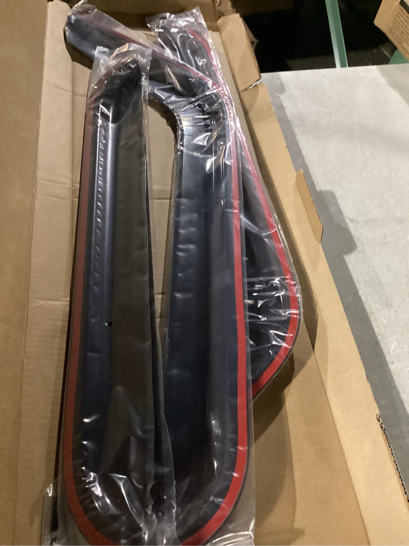 Condition photo showing New/Like New for YLSCOO Window Visors Rain Guards fits 2018-2025 Wrangler JL Unlimited 4-Door, Out-Channel Window Wind Deflectors Vent Shades Accessories for 2020-2025 Gladiator 4-Door, Dark Smoke 4 Pcs 2018-2024 Wrangler JL Unlimited 4-Door