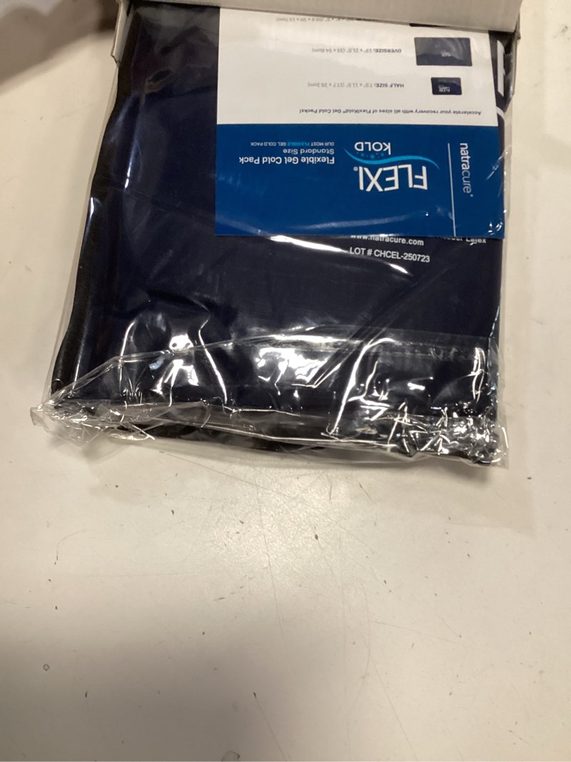Condition photo showing Good Condition for FlexiKold Gel Ice Packs (Standard Large: 10.5" x 14.5") for Injuries Reusable, Back Pain Relief, Knee Wrap, After Surgery, Ice Pack for Knee, Shoulder - 6300-COLD by NatraCure Large (Pack of 1)