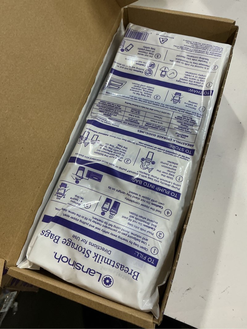Condition photo showing New/Like New for Lansinoh Breastmilk Storage Bags, 200 Count Value Pack, Baby Essentials, Fast Freeze & Thaw Breast Milk Bags for Baby Bottle Feeding, Superior Strength & Stretch, 6 Ounce 200 Count 6oz