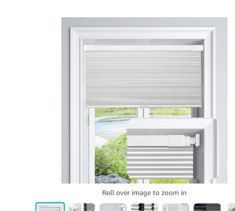 Assorted window blinds (different sizes styles and colors )