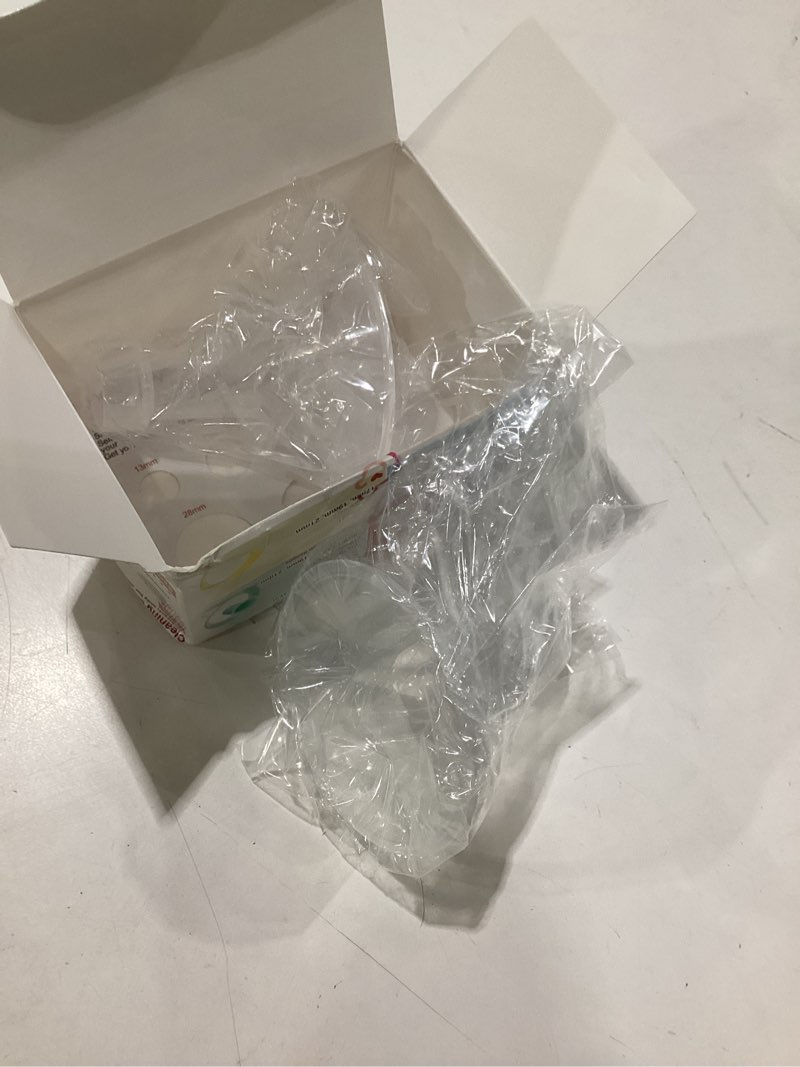 Condition photo showing As Is for nenesupply 19mm flange breastshield compatible with lansinoh pump parts and breastpumps. replacement to lansinoh flange 19mm breastshield. work with signaturepro smartpump manual