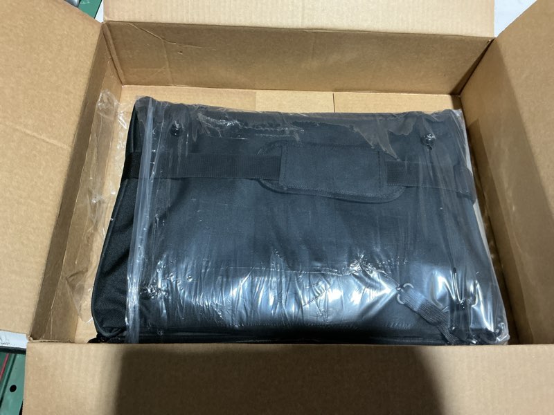 Condition photo showing Good Condition for henkelion large soft sided cat and pet carrier for cats and puppies up to 25lbs - collapsible, waterproof travel carrier - black 20.0"l x 13.0"w x 13.0"h black