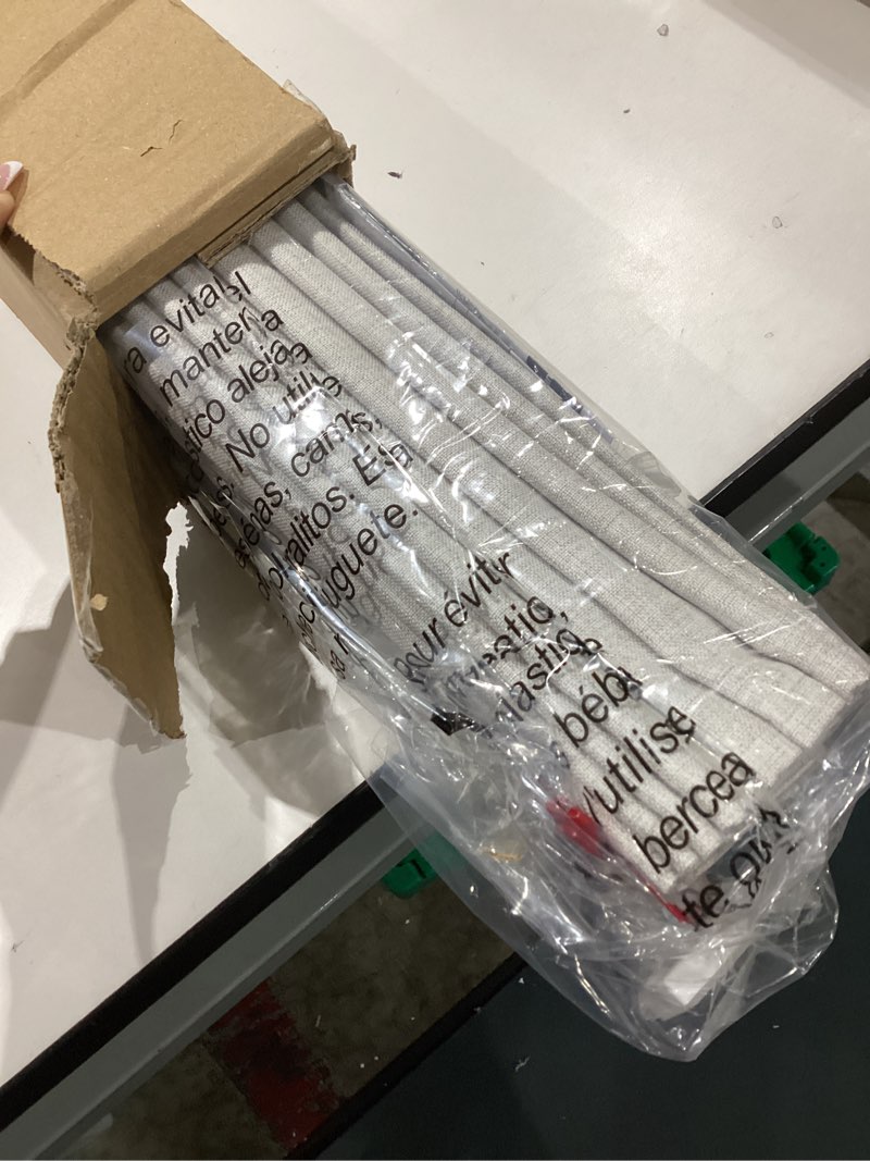 Condition photo showing Good Condition for lazblinds no drill roman shades for windows, cordless blackout window shades with uv protection, polyester fabric for bedroom & living room, 32" w x 64" h, natural blackout - faux linen - natural 32"w x 64"h