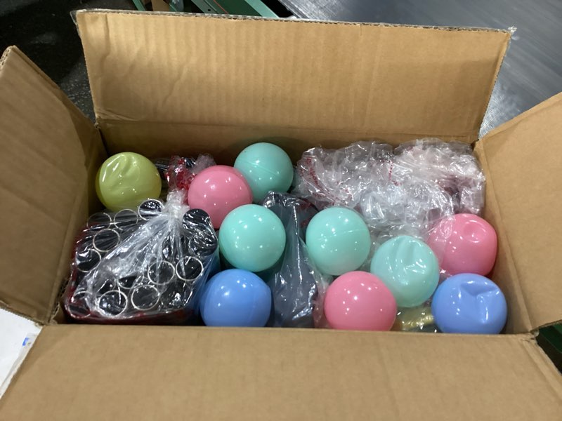 Condition photo showing New/Like New for orian baby playpen large playpen for babies and toddlers, oxford fabric, indoor & outdoor play pen, 10 colorful balls, 4 pull-up rings, carry bag (50x74)