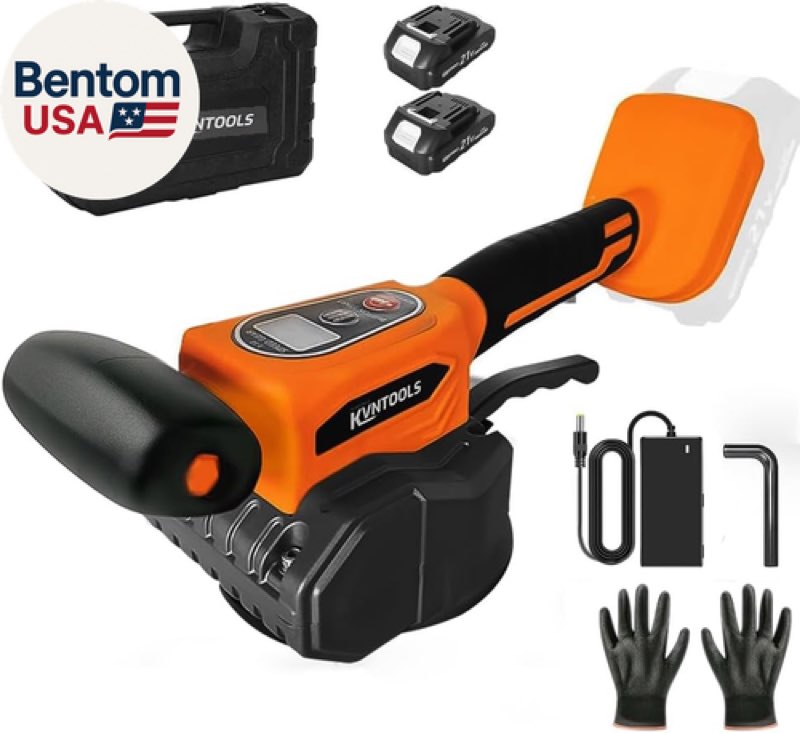 KVNTOOLS Tile Vibration Tool with Max.18000r/Min,Cordless Tile Vibrator,Tile Vibrator with 145mm Suc