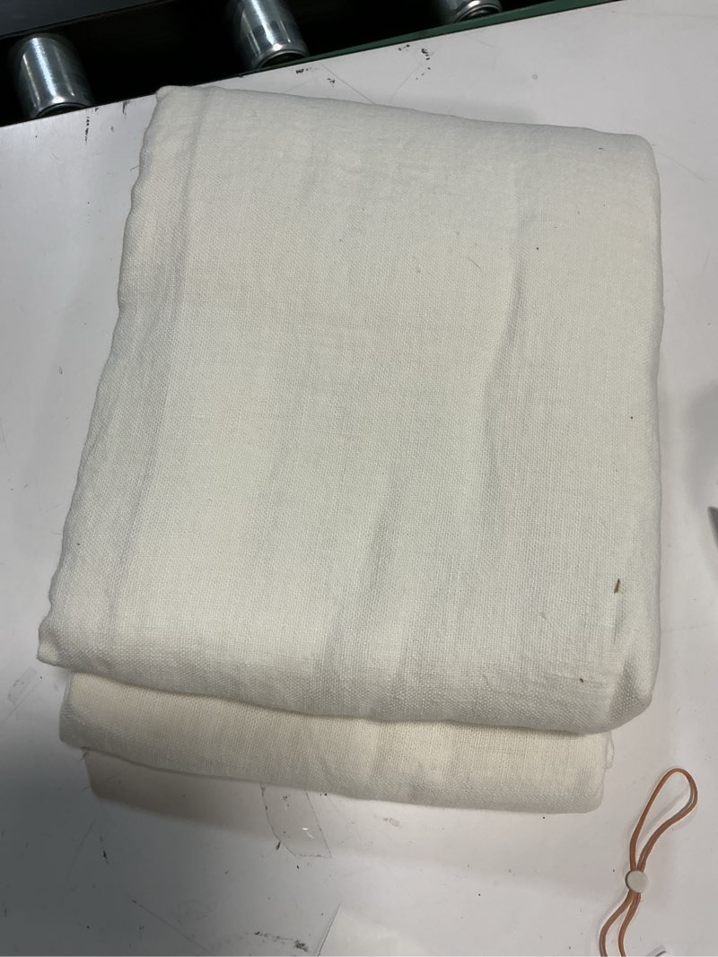 Condition photo showing Good Condition for vintage wash european linen bed cover queen 