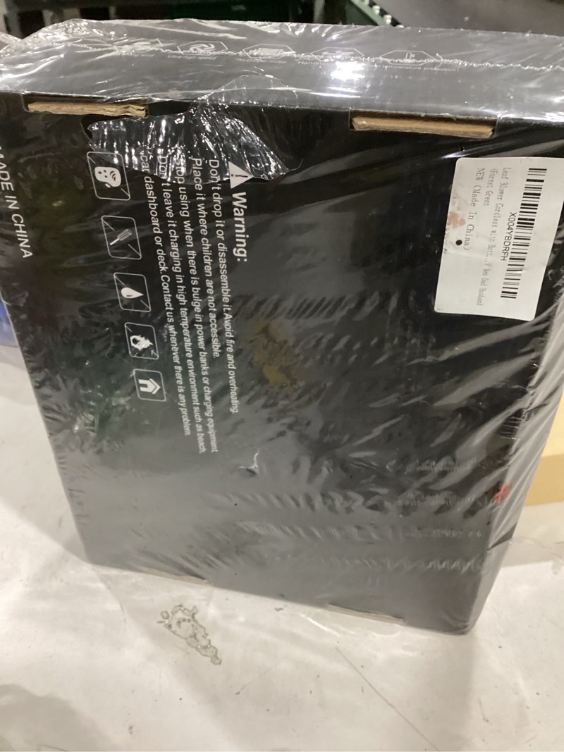 Condition photo showing New/Like New for leaf blower cordless with battery and charger, 980,000 rpm, extended nozzle, lightweight handheld,blower for patio cleaning,leaves and dust,birthday gifts for men dad husband green