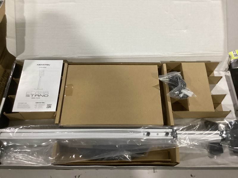 Condition photo showing Good Condition for AboveTEK Anti Theft iPad Floor Stand, Robust Security Kiosk POS Tablet Stand, Height Adjustable Secure Holder Enclosure w/Lock and Key Mechanism for iPad/iPad Air/iPad Pro, Ideal for Retail Business