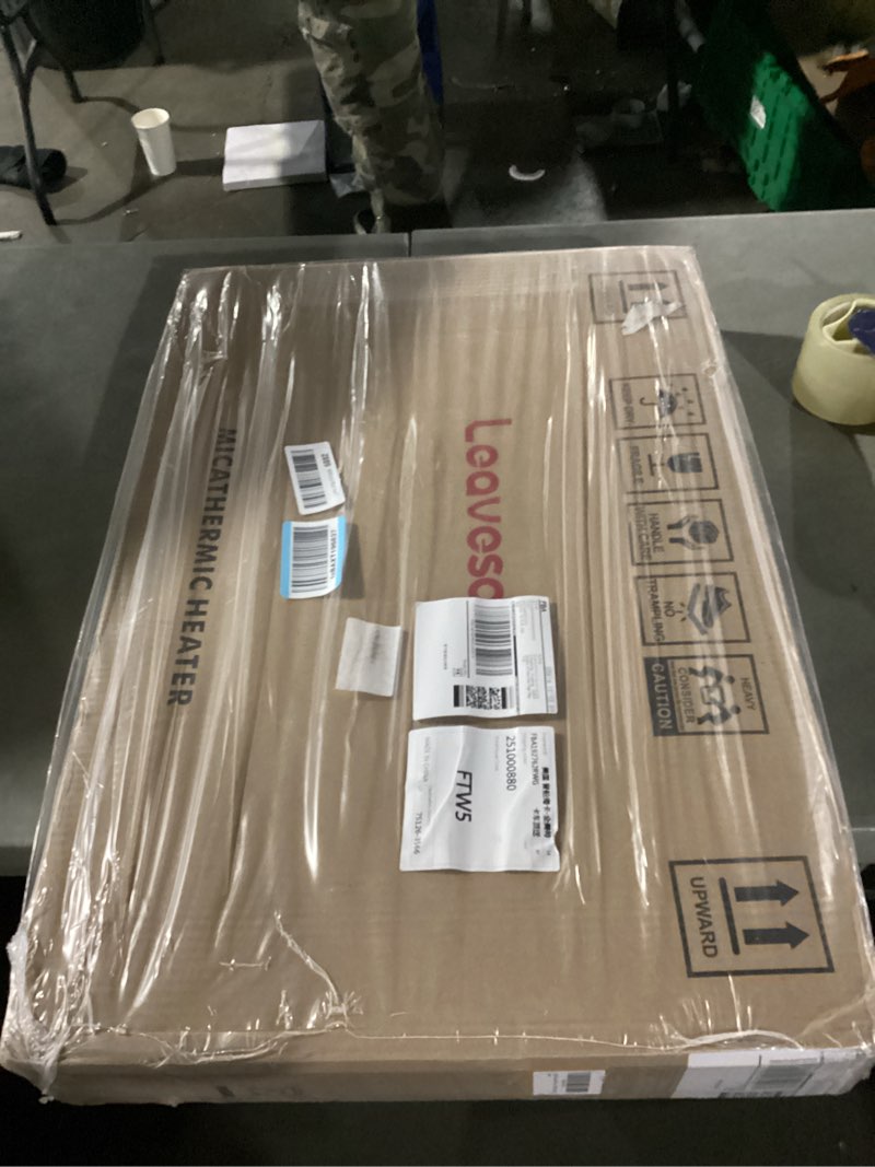 Condition photo showing New/Like New for Space Heater for Indoor Use Large Room, 1500W Infrared Electric Room Heater for Bedroom Office, Overheating & Tip-Over Protection Black