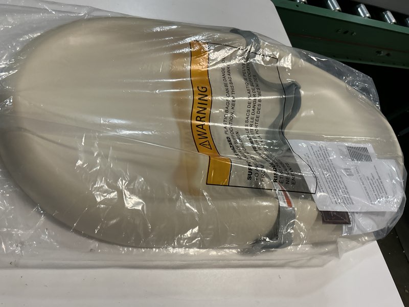 Condition photo showing New/Like New for Mallify Baby Changing Pad with Waterproof and Non-Toxic Surface, Changing Table Pad with Adjustable Safety Strap and Cushioned Foam, Easy-Clean & Portable Changing Pad for Dresser(Beige)