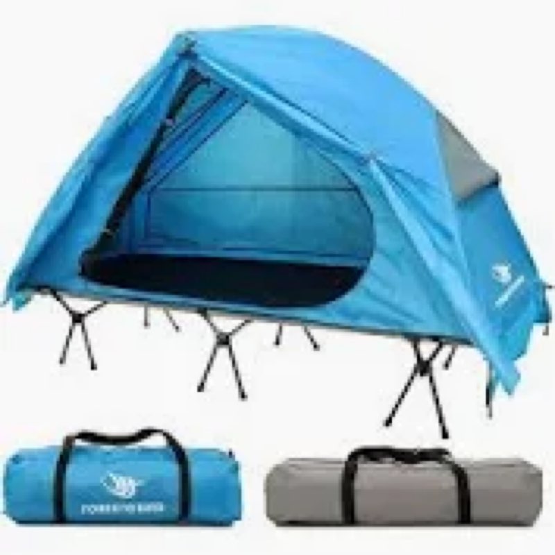 Night Cat Camping Cot Tent Waterproof 1 Person Off-Road Combo