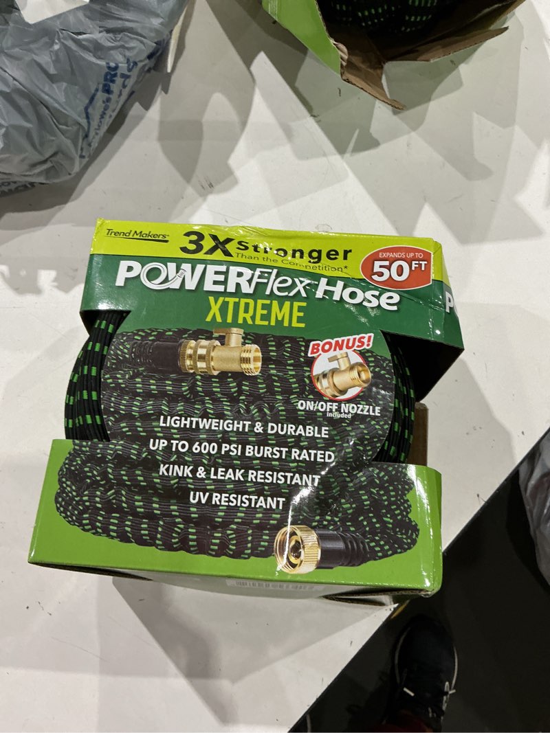 Condition photo showing Good Condition for flex-able hose flex-able xtreme hose 50ft - kink free, expandable, heavy duty, green garden hose
