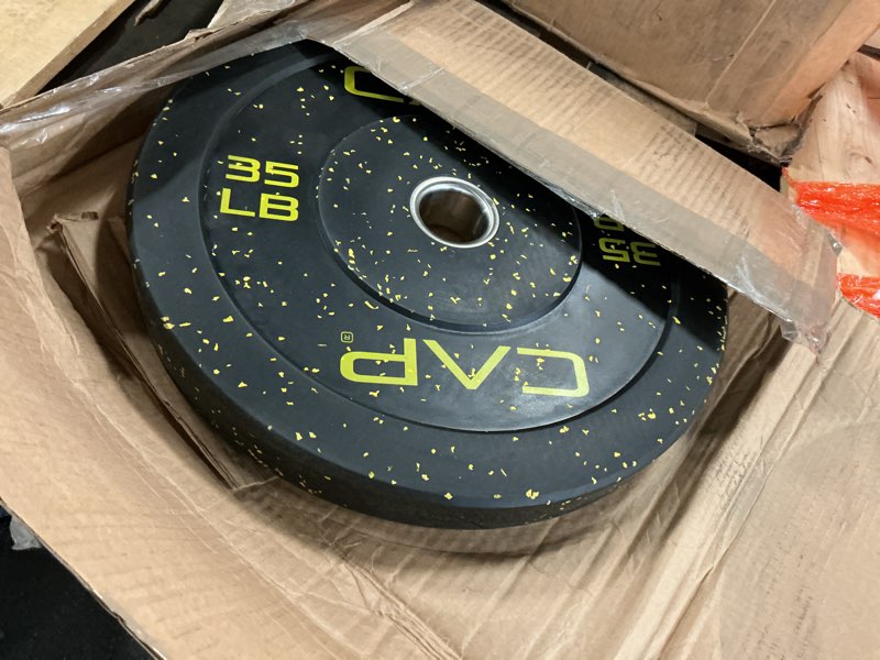 Condition photo showing Good Condition for CAP 2-inch Olympic Bumper Plate Weight 35lb