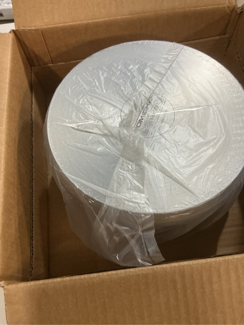 Condition photo showing New/Like New for homichef stock pot 8 quart with lid nickel free stainless steel - mirror polished stockpot 8 qt with lid - healthy cookware stockpots 8 quart - soup pot for induction cooktop shiny silver - mirror polished stainless steel 8 quarts