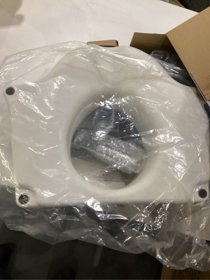 Condition photo showing Good Condition for bath safetyraised toilet seat product description: elev.toilet seat w/ remarms,rtl,1 ea