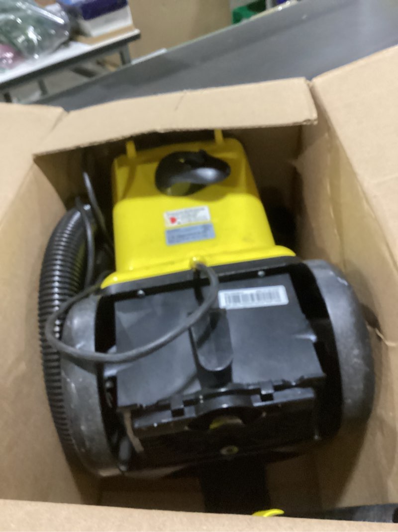 Condition photo showing Good Condition for eureka 3670m canister cleaner, lightweight powerful vacuum for carpets and hard floors, w/ 5bags,yellow yellow 3670m with 5 bags