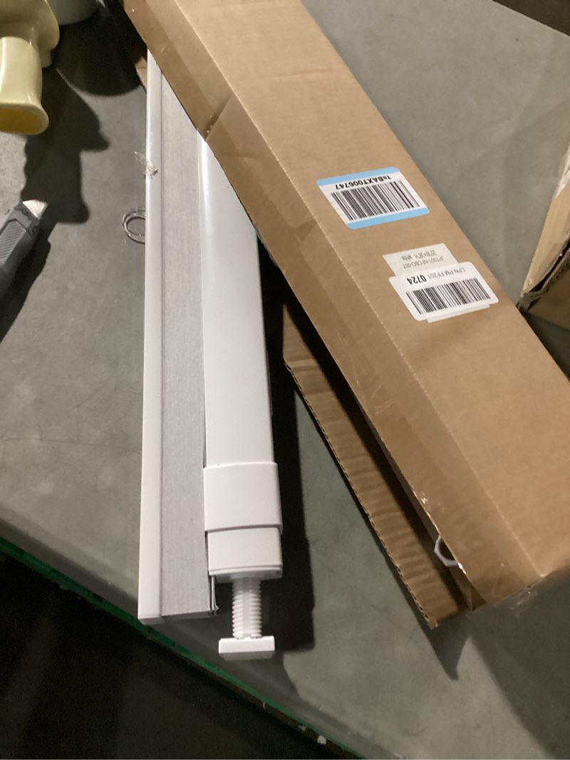 Condition photo showing Good Condition for lazblinds no tools no drill cordless cellular shades, blackout light blocking honeycomb shades for home, thermal insulation blinds for windows, 25" w x 36" h, white blackout-white 25" w x 36" h