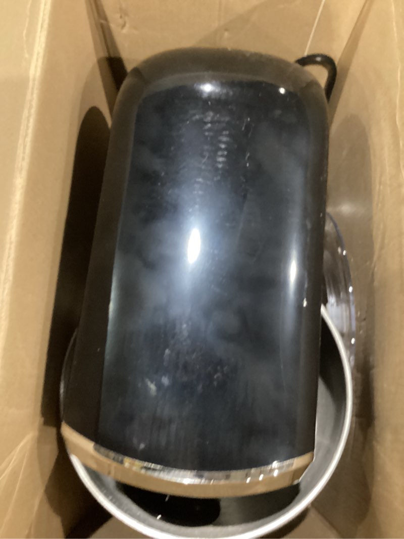 Condition photo showing As Is for Kitchen in the box Stand Mixer,3.2Qt Small Electric Food Mixer,6 Speeds Portable Lightweight Kitchen Mixer for Daily Use with Egg Whisk,Dough Hook,Flat Beater (Black)