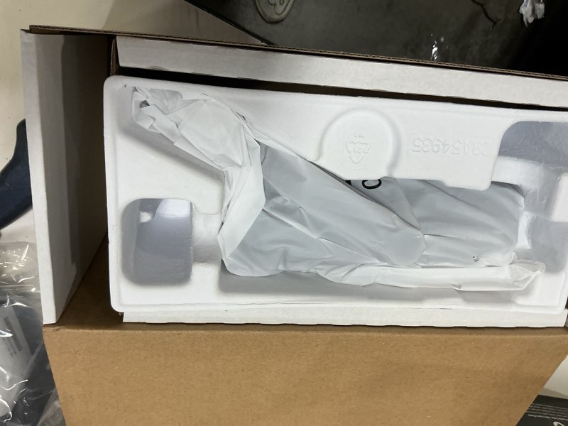 Condition photo showing As Is for (missing parts)  shure mv7+ podcast dynamic microphone with stand. obs certified, enhanced audio, led touch panel, usb-c & xlr outputs, auto level mode, digital pop filter, podcasting, streaming, recording - black