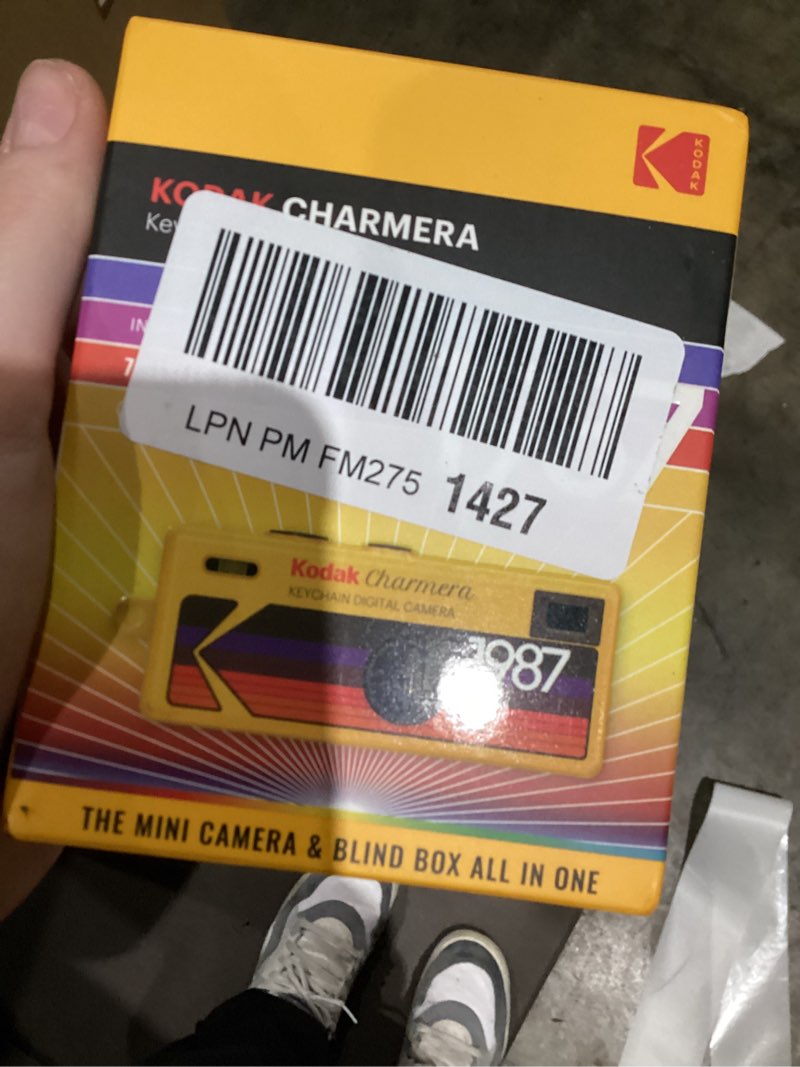 Condition photo showing New/Like New for KODAK CHARMERA Keychain Digital Camera Blind Box Single Box (1PC),Mini Camera,Digicam,Video Recording,Bag Charm,Film Simulation Presets,1.6 Megapixels,Micro SD Card Slot,for Beginners Teens and Adults