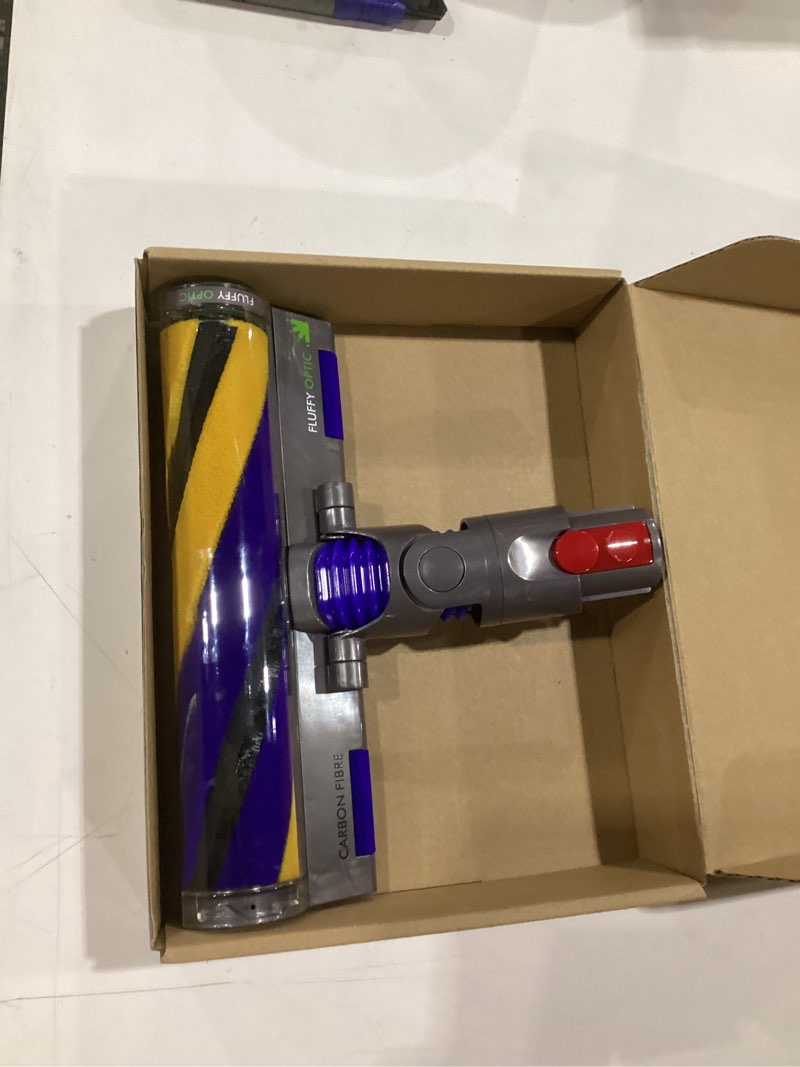 Condition photo showing Good Condition for slim optic floor brush head compatible with dyson sv20 / v9 / digital slim / v12 slim, soft brush cleanerhead cordless vacuum head attachments. part no. 971360-02
