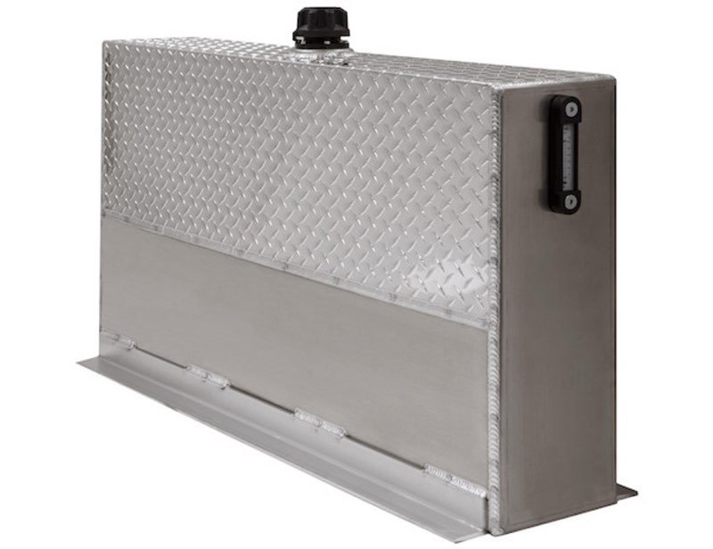 Buyers UR35A - 35 Gallon Aluminum Upright Hydraulic Reservoir Tank with Oil Level Gauge