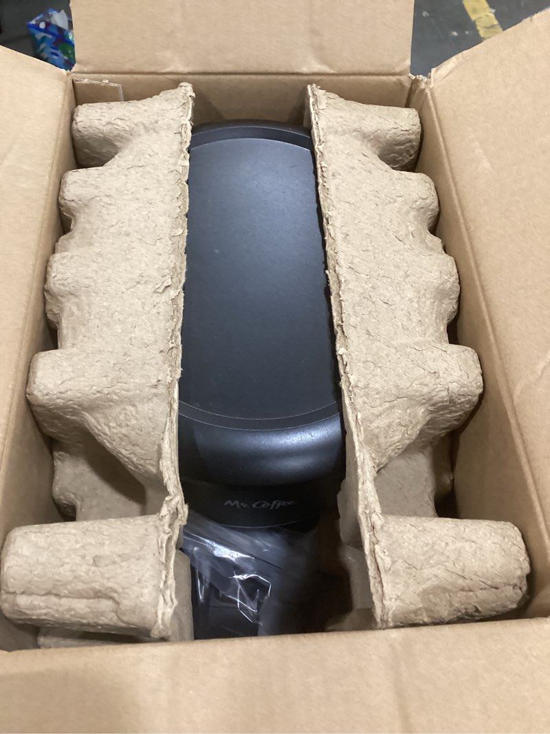 Condition photo showing As Is for mr. coffee® 12-cup programmable coffeemaker, brew now or later coffee maker