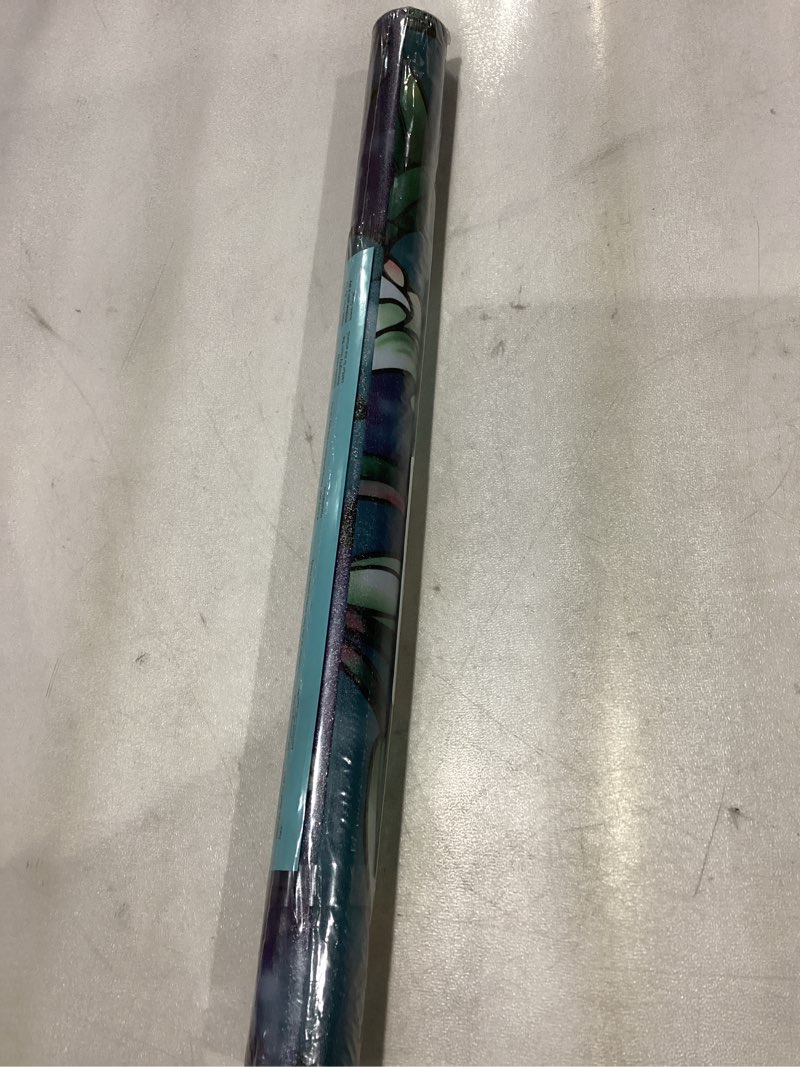 Coavas window privacy film floral colored glass style 