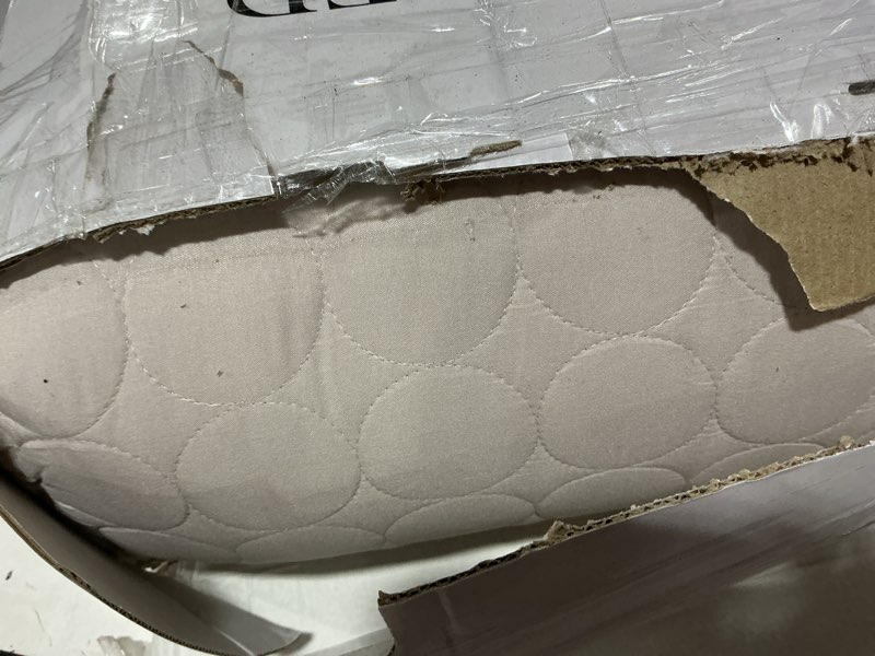 Condition photo showing Good Condition for southshore fine living, inc. quilted summer bedspread, beige king quilt set with 2 pillow shams, geometric circle design, lightweight bedspread, california king size coverlet, soft bedding set, bone 26 - bone circle stitch king / california king