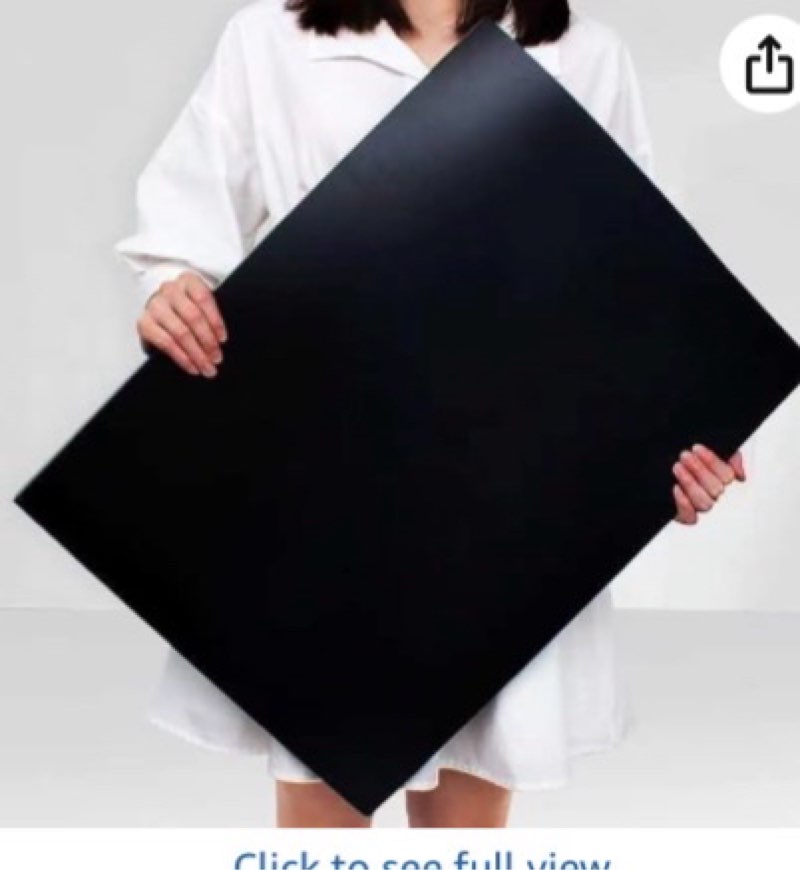  luCKYSHIN B2 Poster File, Clear File, 12 Pockets, 24 Pieces, Storage se, Non-Bendable Material, Large Size, Works Newspapers, orage, Watching (Black 24 Pieces)