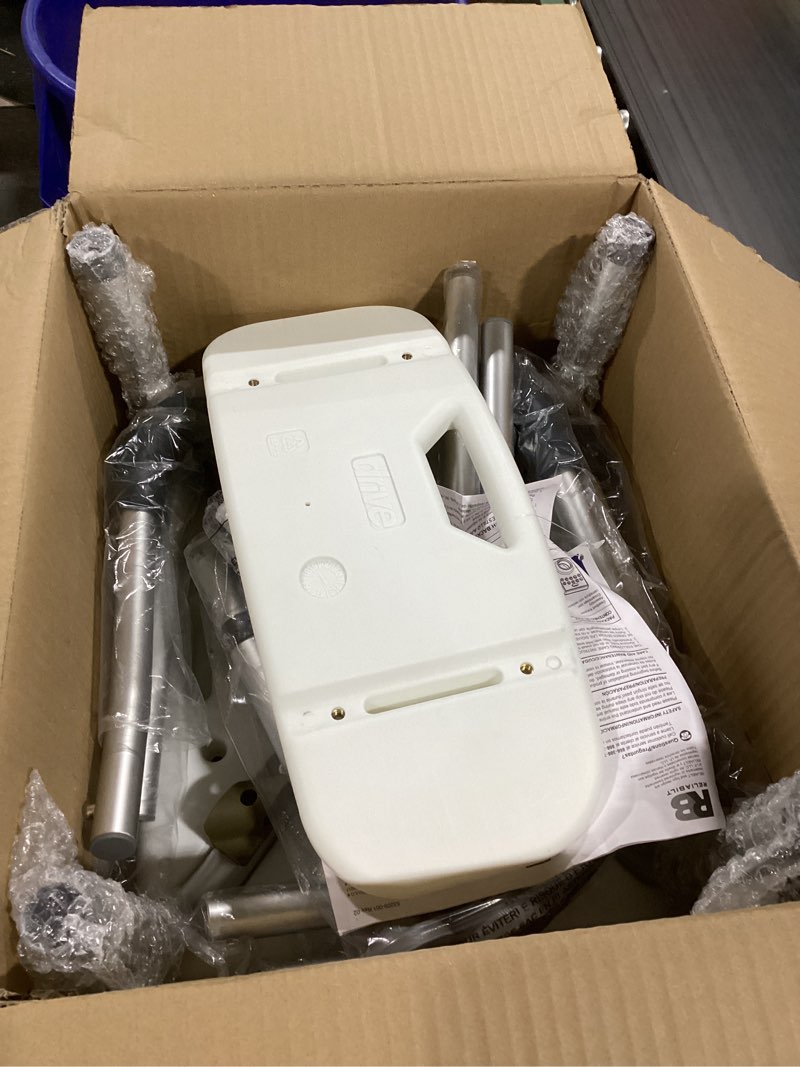 Condition photo showing Good Condition for Bath SafetyBenches/Stools Product Description: KD Bath Bench w/Back & Padded Arm,1/ea