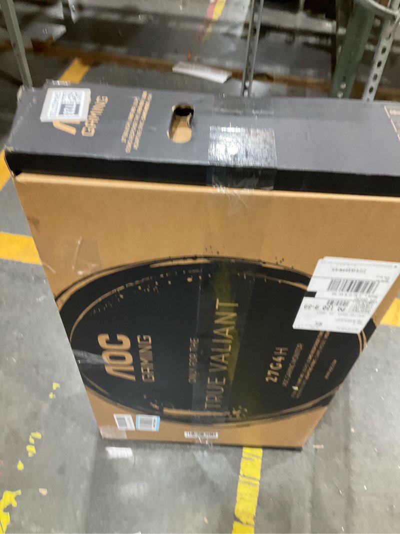 Condition photo showing As Is for AOC 27G4H 27 inch Gaming Monitor, Full HD 1920x1080, IPS Panel, 200Hz, 1x HDMI 2.0, 1x Display Port, Console Gaming Ready, 3-Year Zero-Bright-Dot 27 inch IPS 200Hz