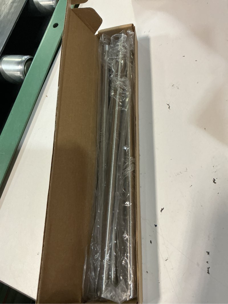 Condition photo showing Good Condition for brushed nickel m10 threaded extension rod for pendant light, island lighting, chandeliers,lighting fixture downrods & stems,12 inches brushednickel