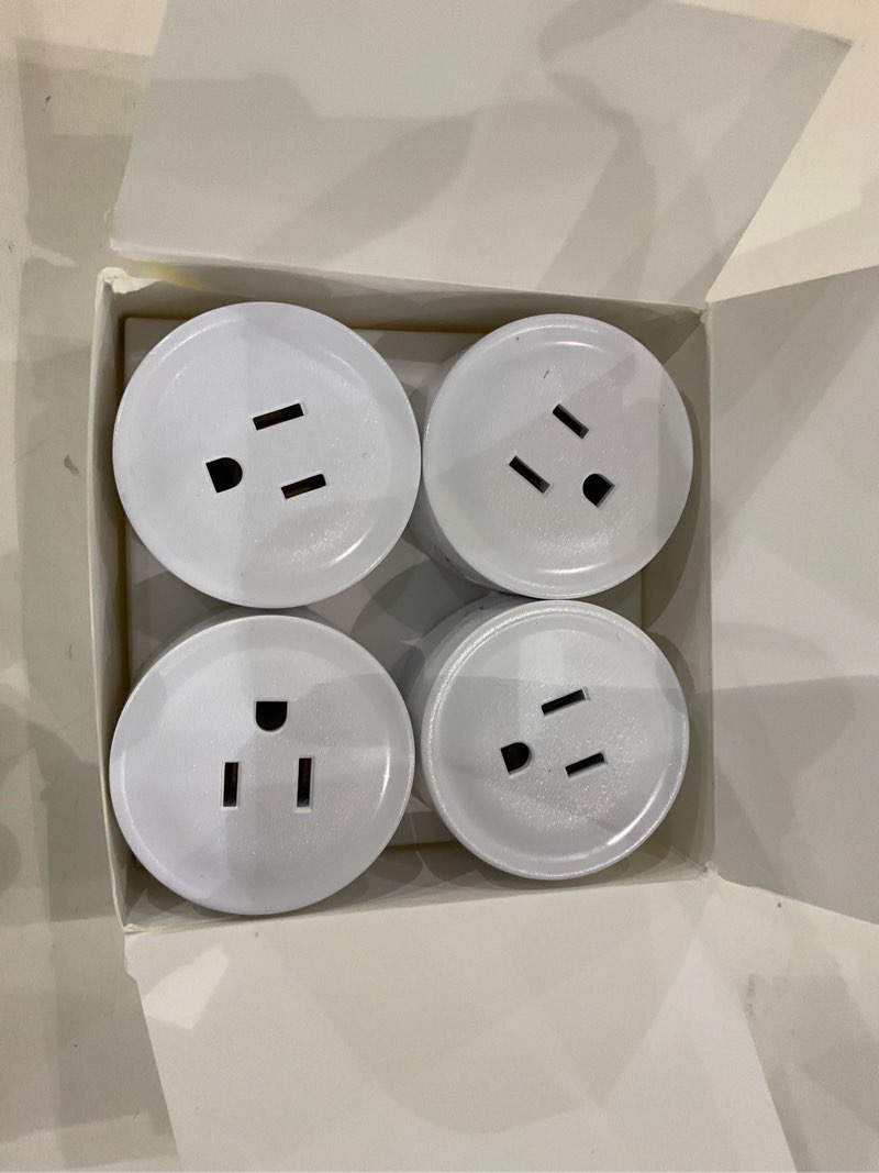 Condition photo showing New/Like New for ExIoTy Smart Plug, Works with Alexa Only, Simple Setup with One Voice Command, Voice Control, Remote Control, Timer & Schedule & Group Controller, The Plug Connects to Alexa Echo via BLE Mesh?4 Pack?