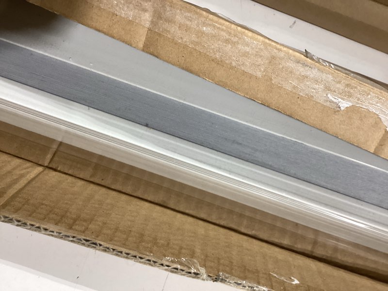 Condition photo showing Good Condition for changshade cordless blackout cellular shades for indoor windows doors, black out room darkening honeycomb blinds thermal insulated 1.5 inch cell for home, bedroom, bathroom, nursey, 40"w×64"h, white white 40"w×64"h(fba)