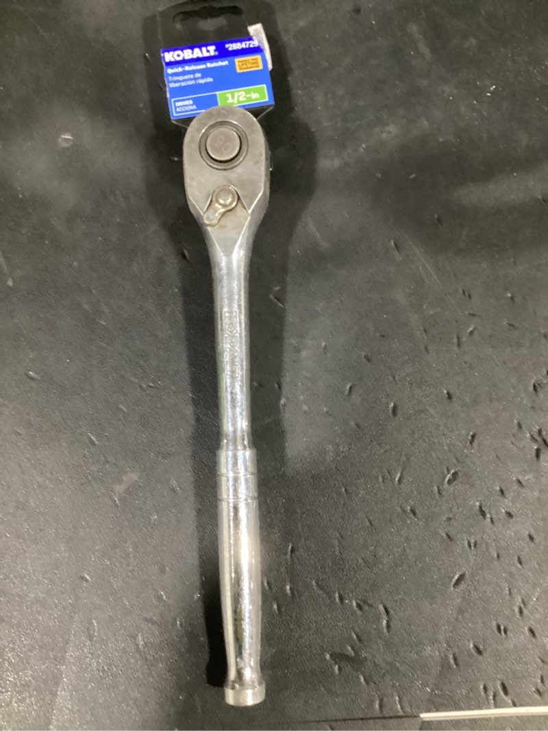 Condition photo showing New/Like New for kobalt 90-tooth 1/2-in drive full polish handle ratchet