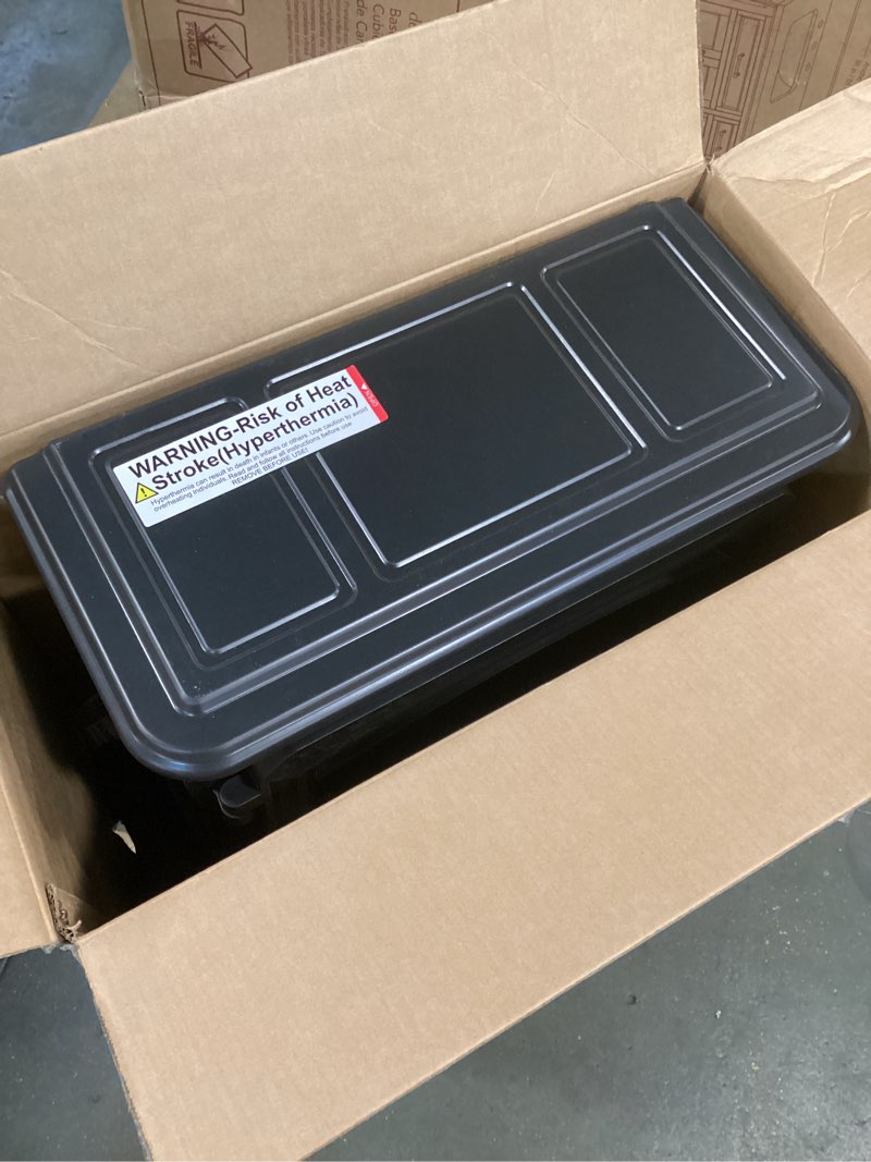 Condition photo showing Good Condition for STYLE SELECTIONS Infrared Electric Stove Matte Black Finish 19 in 1500 W 120 V