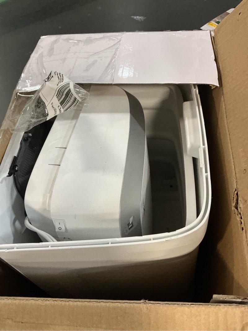 Condition photo showing As Is for fellowes powershred 12 sheet cross-cut paper home office paper shredder  19.50  h x 9.69  w x 13.44  d