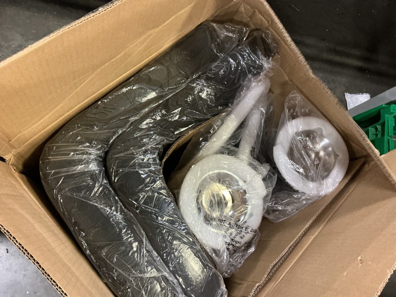 Condition photo showing Good Condition for DUMOS Bar Stools Set of 2, 24 inch Counter Height Bar Stools, Upholstered Modern Kitchen Barstools with Metal Base, PU Leather Saddle Stools for Kitchen Island, Inky Black Inky Black Set of 2