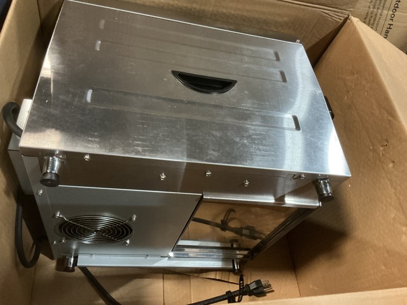 Condition photo showing As Is for waring commercial cts1000 coneyer toaster, 450 slices per hour, 120v, 1800w, 5-15 phase plug