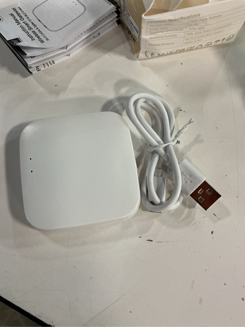 Condition photo showing Good Condition for MOES ZigBee & Bluetooth & Mesh Gateway, Tuya Wireless Smart Home Bridge Hub, Only Support Tuya Smart Device Work with Smart Life/MOES App Zigbee & BLE Wireless Hub