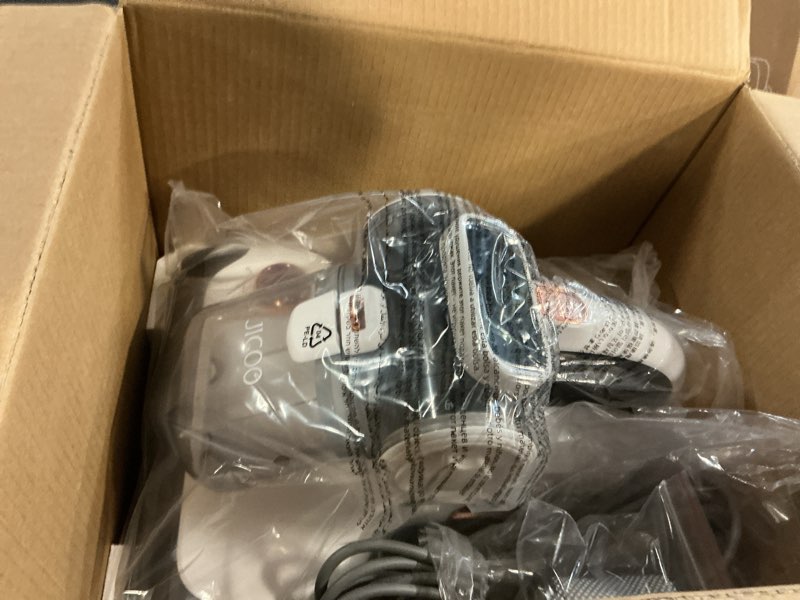 Condition photo showing New/Like New for JIGOO T600 Mattress Vacuum Cleaner with UV-C Light, 15Kpa Suction 700W Powerful Double-Cup Handheld Vacuums, Bed Cleaner with Smart Dust Sensor, Ultrasonic, Heating Tech, MIF Filter