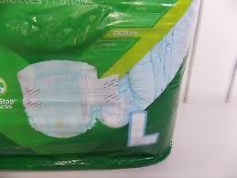 FitRight OptiFit Extra+ Briefs  with Leak Stop Guards  Adult Disposable Briefs with Tabs  Large  48 -58   20 Count