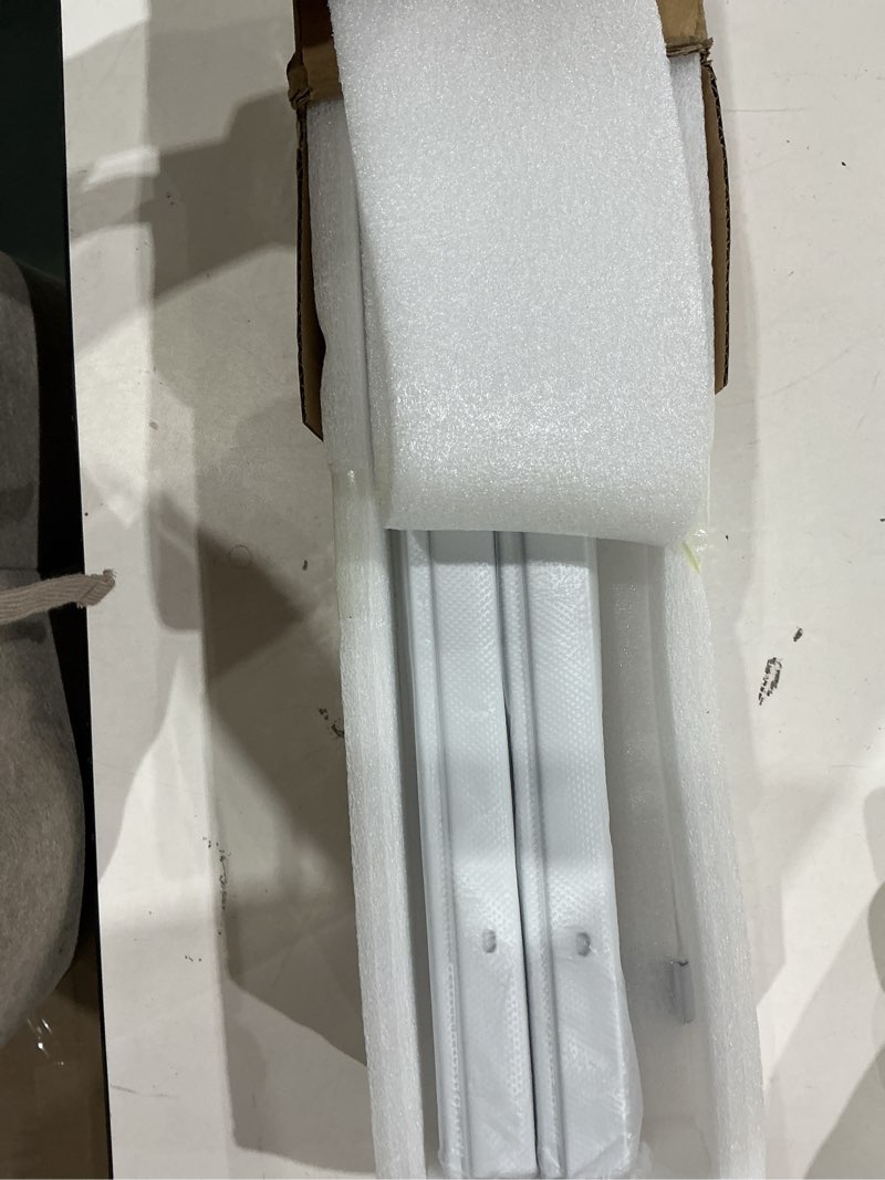 Condition photo showing Good Condition for solokos room divider ceiling track set for curtains with hooks, corner connectors(set of 2) and top brackets curtain rail system (12-18 ft track set) white white-1 12-18 ft