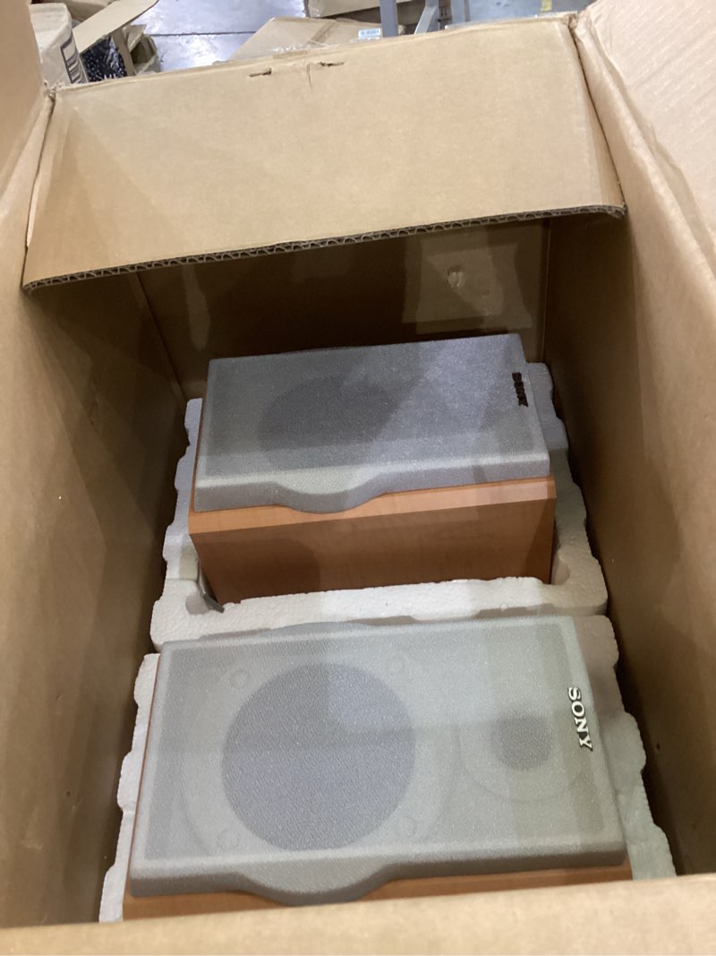 Condition photo showing As Is for ELAC 4" Passive Wired Bookshelf Speakers