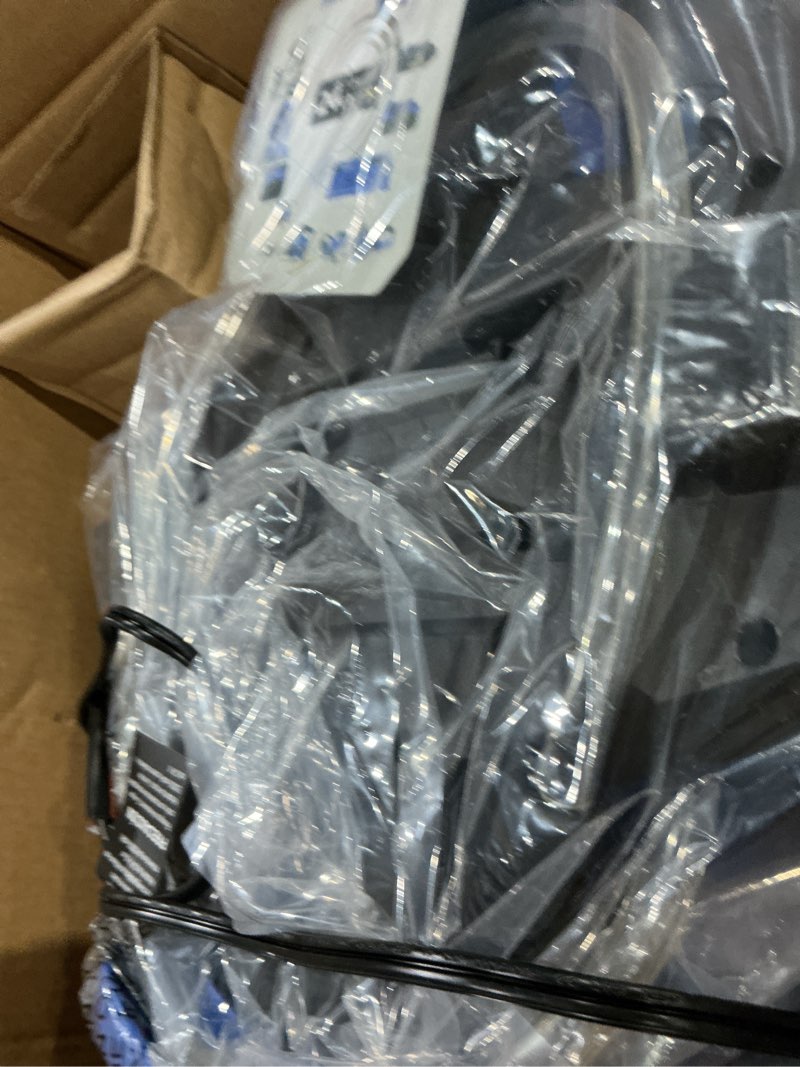 Condition photo showing As Is for kobalt 7-in 24-volt 3-speed high velocity indoor/outdoor blue misting floor fan (battery and charger included)