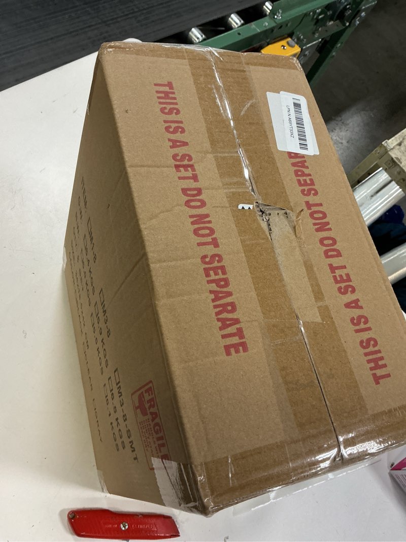 Condition photo showing New/Like New for 8 Pack Shoe Boxes Clear Plastic Stackable, Large Shoe Storage Organizer with Lids,Drop Side Shoe Containers for Entryway,Sneaker Storage Fit up to US Size 13 (13’’x 10.6”x 8.3”) Clear Side Open 8 Pack