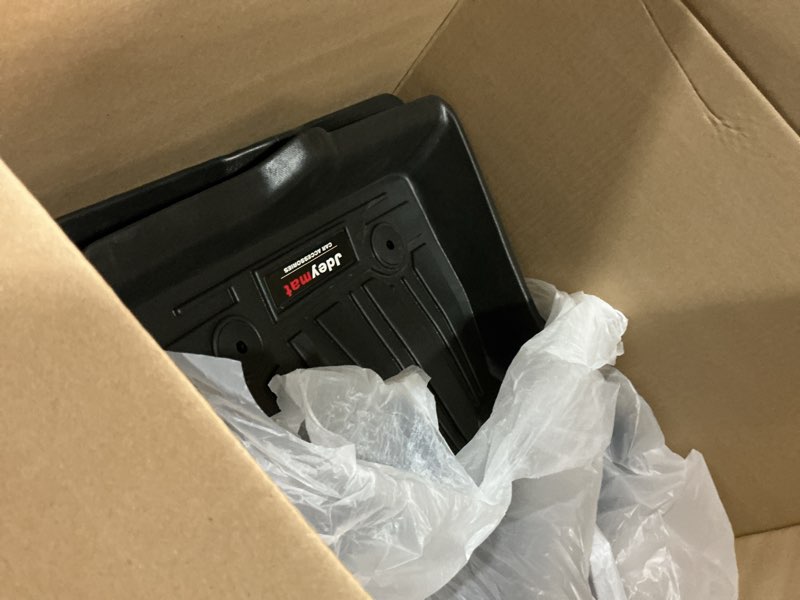 Condition photo showing Good Condition for custom fit for 2014-2021 ford transit connect accessories floor mats front liner 2 pcs tpe all weather (for 2014-2021 ford transit connect)